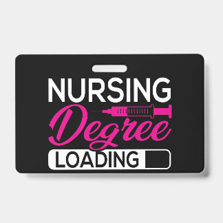 Nursing Degree Loading Future Nurse Customizable Ausweis