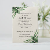 Nursing graduation invitation, custom graduation  (Stehend Vorderseite)