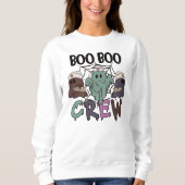 Nursing Halloween Boo Boo Crew Ghost Sweatshirt (Vorderseite)