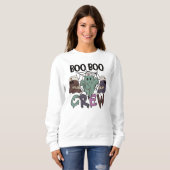 Nursing Halloween Boo Boo Crew Ghost Sweatshirt (Vorne ganz)