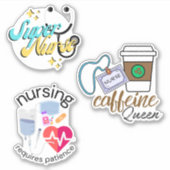 Nursing Hero Set wasserdicht Aufkleber (Vorderseite)