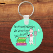 NURSING INSTRUCTOR Geschenke Schlüsselanhänger (Vorderseite)