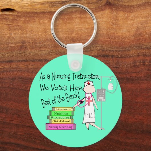 NURSING INSTRUCTOR Geschenke Schlüsselanhänger (Vorderseite)
