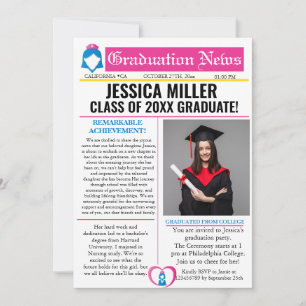 Nursing Newspaper Uni Einmalige Ankündigung