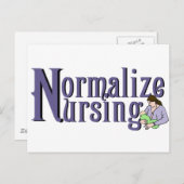 Nursing normalisieren postkarte (Vorne/Hinten)