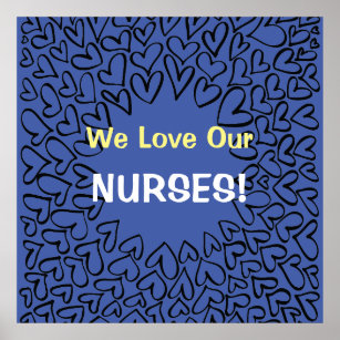 NURSING POSTERS ART druckt Liebe Unsere Krankensch Poster