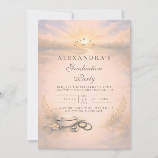 Nursing Program Graduation Celebration Einladung (Vorderseite)