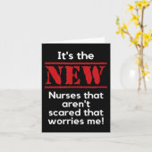 Nursing Quote It's The New Nurses That E Me Rn Dnp Karte (Gelbe Blume)