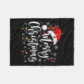 Nursing Rn Lpn Stethoscope Weihnachtslicht Fleecedecke (Vorderseite (Horizontal))