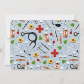 Nursing School Graduation Party Einladung (Rückseite)