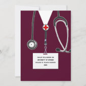 Nursing School Graduation Party Einladung (Vorderseite)