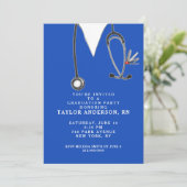 Nursing School Graduation Party Einladung (Stehend Vorderseite)