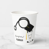 Nursing School Graduation Party Pappbecher (Vorderseite)