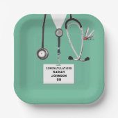 Nursing School Graduation Party Pappteller (Vorderseite)