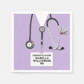 Nursing School Graduation Party Serviette (Vorderseite)