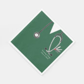 Nursing School Graduation Party Serviette (Ecke)