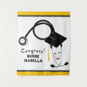 Nursing School Graduation Party Wandteppich (Vorderseite)