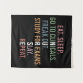 Nursing School student Future Nurse RN Gifts Wandteppich (Vorderseite (Horizontal))