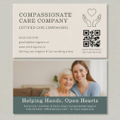 Nursing & Senior Support QR Code Visitenkarte