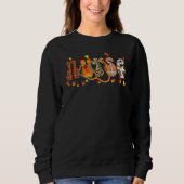 Nursing Thanksgiving Day Stethoscope Fall Nurse Co Sweatshirt (Vorderseite)