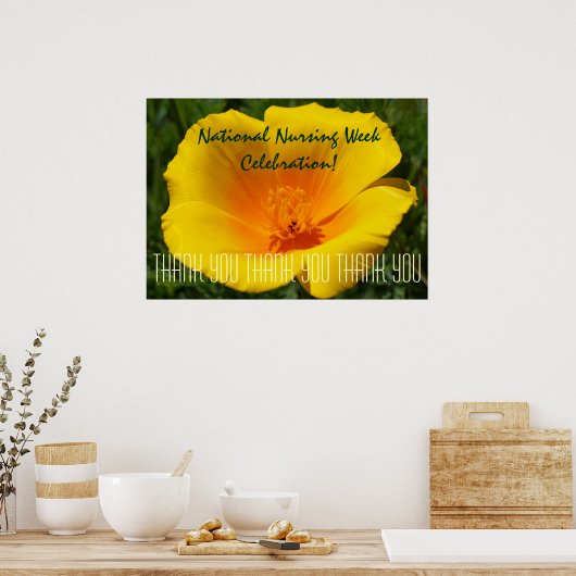 Nursing Week Celebration poster danke (Küche)