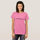#nursingprobleme T-Shirt (Vorne ganz)