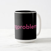 #nursingproblems schwarz/rosa zweifarbige tasse (VorderseiteRechts)