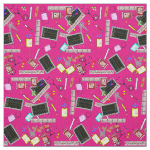Nurtools Fabric Bright Pink Stoff
