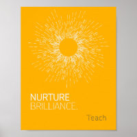 Nurture Brilliant Poster