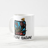 Nurture Nature Bee and Blume Kaffeetasse (Vorderseite Links)