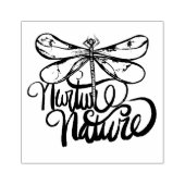 Nurture Nature Dragonfly Gummistempel (Prägung)