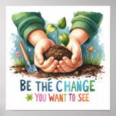 Nurture Nature Inspiration Poster (Vorne)