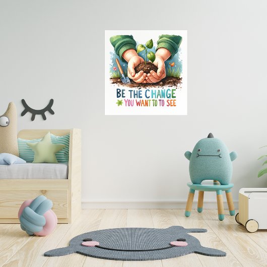 Nurture Nature Inspiration Poster
