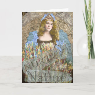 Nurture Nature notecard Karte