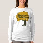 Nurture Nature Retro Tree Hugger T-Shirt (Vorderseite)
