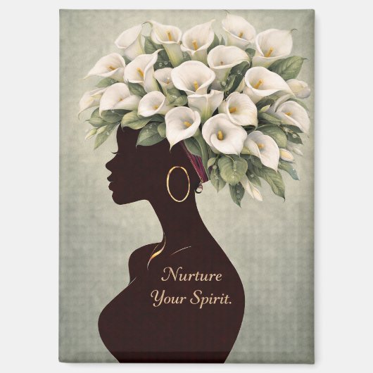 Nurture Your Spirit Inspirational Magnet (Vorderseite)
