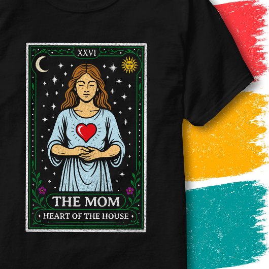 Nurturing Mutter Mutter Herz Mystic Tarotkarte T-Shirt