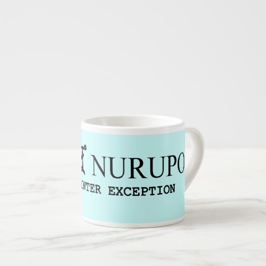 Nurupo Null-Zeiger-Exception-Tasse Espressotasse (Vorderseite Rechts)