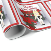 Nurve 4 Weihnachtswrapping Paper Geschenkpapier (Rolleneckpunkt)