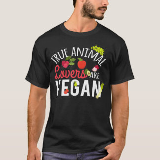 Nurwahre Tiere Sind Vegan vintage T-Shirt