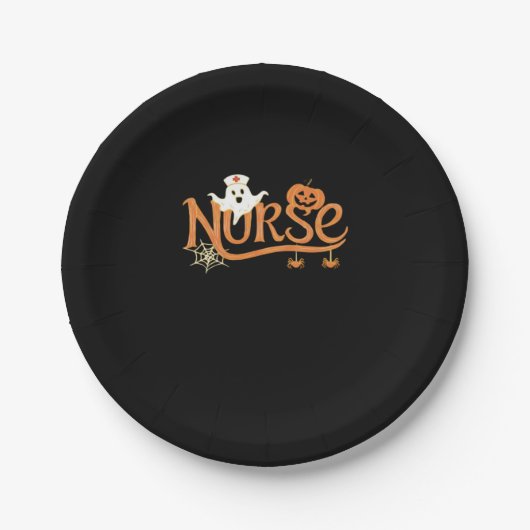 Nurween Niedlich Ghost und Pumpkin Essential T Pappteller (Vorderseite)