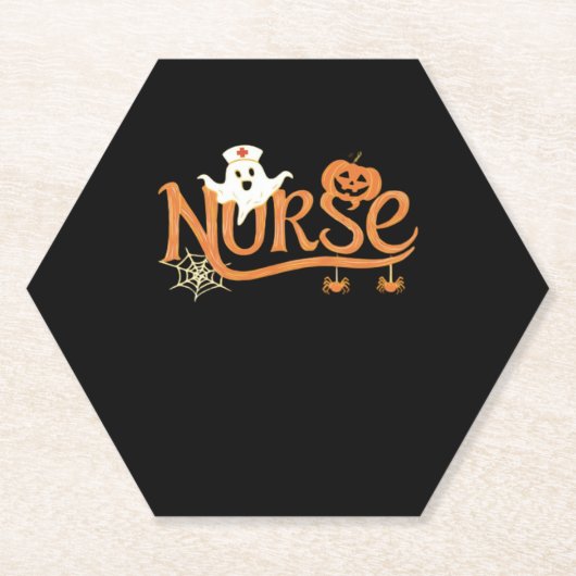 Nurween Niedlich Ghost und Pumpkin Essential T Untersetzer (Vorderseite)