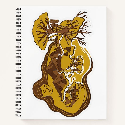 Nusa Ina (Mutterinsel) Notizblock (Vorderseite)