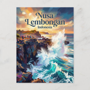 Nusa Lembongan Indonesien Postkarte