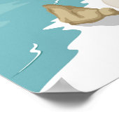 Nusa Penida Beach Bali Indonesien Vintag Poster (Ecke)