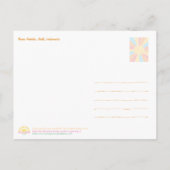 Nusa Penida Golden Sunset Postcard Feiertagspostkarte (Rückseite)