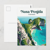 Nusa Penida Indonesien Postkarte (Vorne/Hinten)
