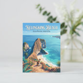 Nusa Penida Indonesien Postkarte (Stehend Vorderseite)