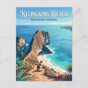 Nusa Penida Indonesien Postkarte
