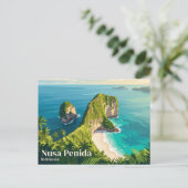 Nusa Penida Indonesien Postkarte (Stehend Vorderseite)